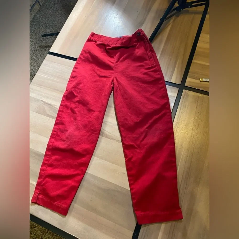 ‎Kids red vintage ralph Lauren pants